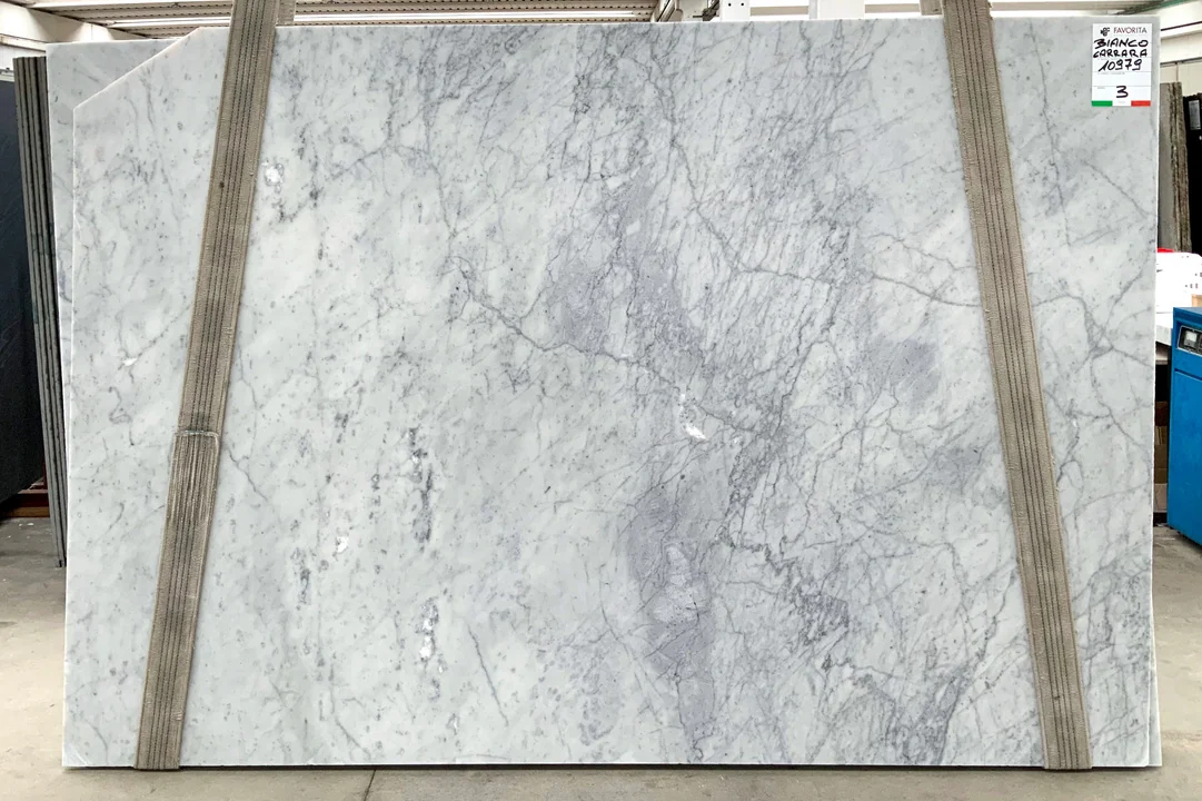 Bianco Carrara slab in stock