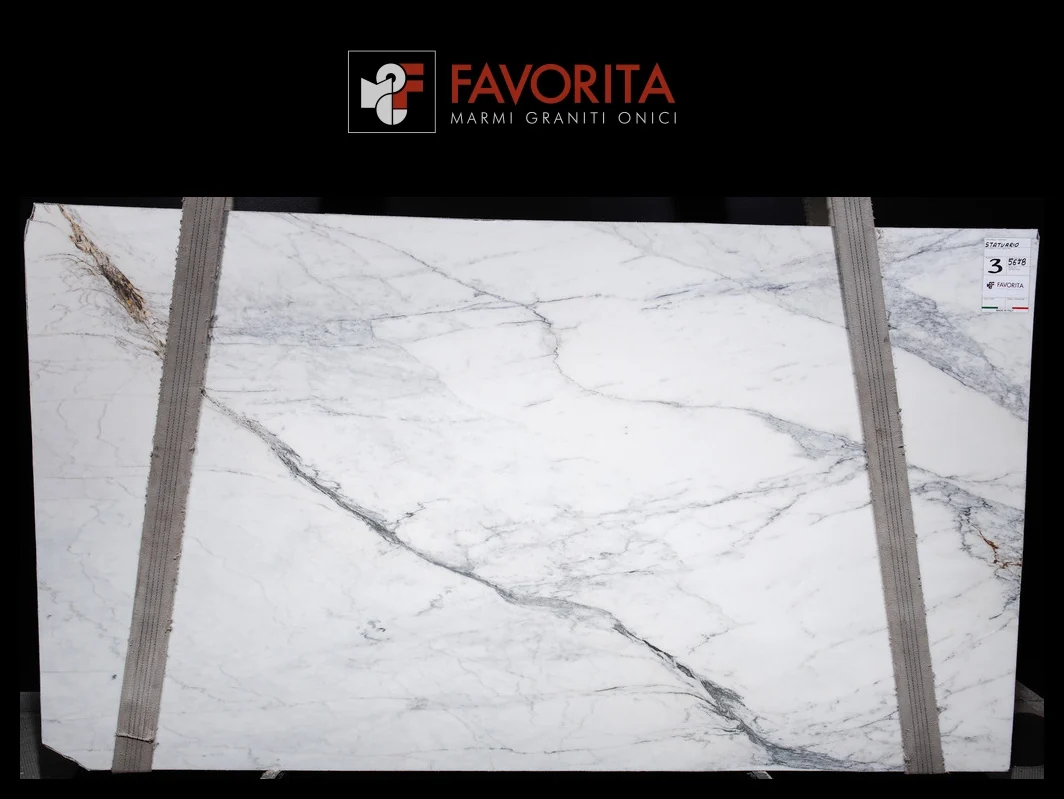 Statuario slab in stock