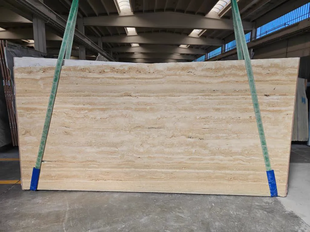 Travertino Navona slab in stock