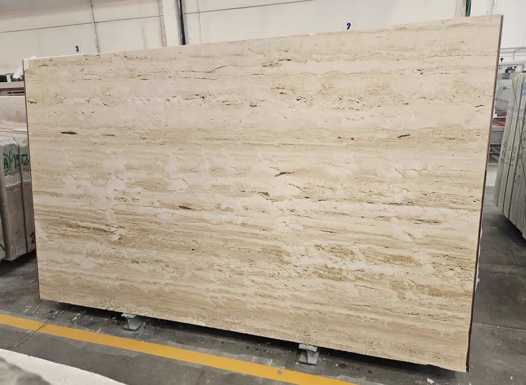 Travertino Navona slab in stock